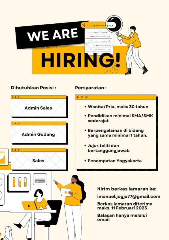 Lowongan Kerja Admin Gudang Admin Sales Sales Spv Finance Accounting Tax Di Harapan Jaya