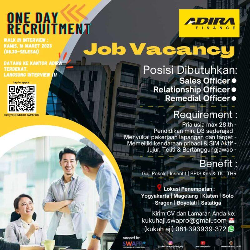 Lowongan Kerja Sales Officer - Remedial Officer - Credit Marketing ...