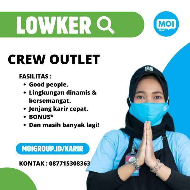 Lowongan Kerja crew outlet di chikuro mall of indonesia moi