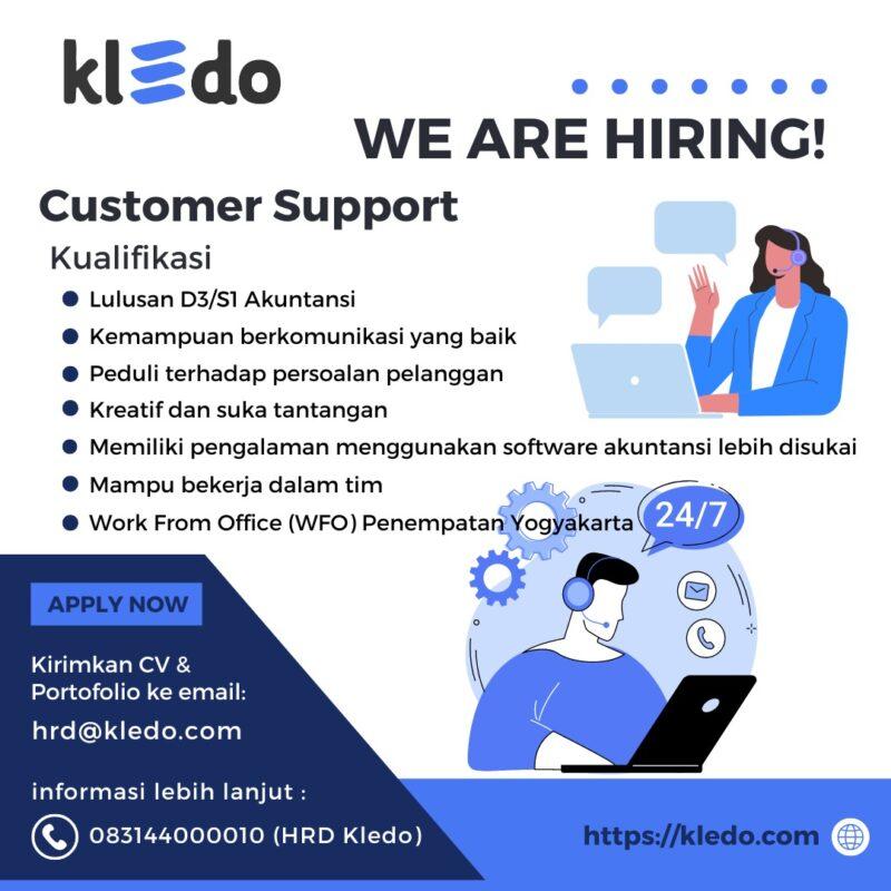 Lowongan Kerja Customer Support Di Kledo Lokerjogja Id