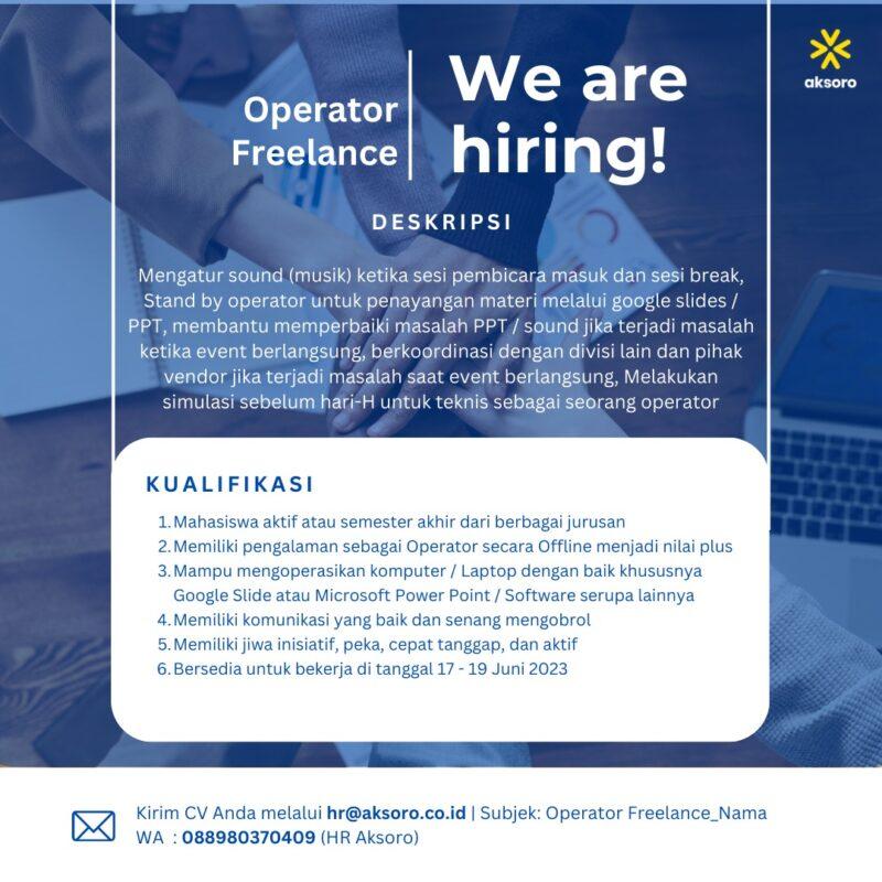 Lowongan Kerja liaison officer booth sales crew freelance di pt aksara juara nusantara