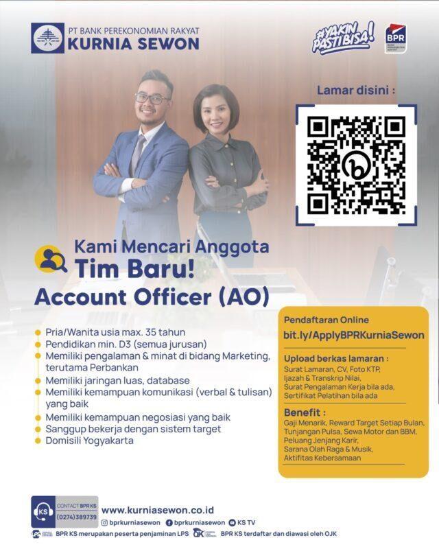 Lowongan Kerja Account Officer Di Pt Bpr Kurnia Sewon Lokerjogja Id