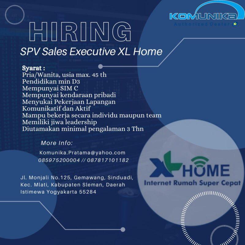 Lowongan Kerja Spv Sales Executive Xl Home Sales Executive Xl Home Canvasser Di Pt Komunika