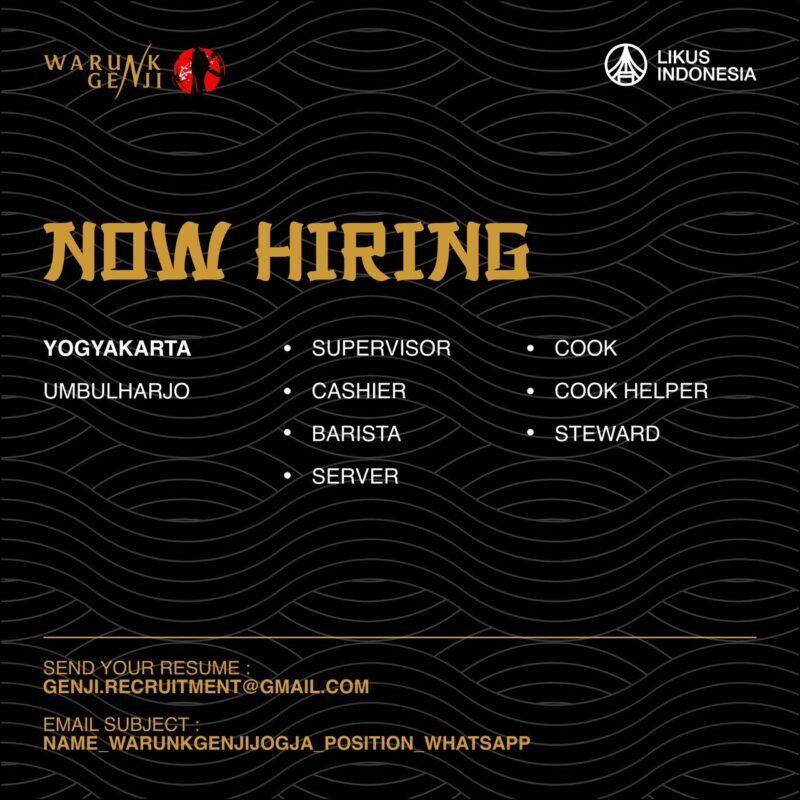 Lowongan Kerja server barista cashier cook steward di ropopang indonesia