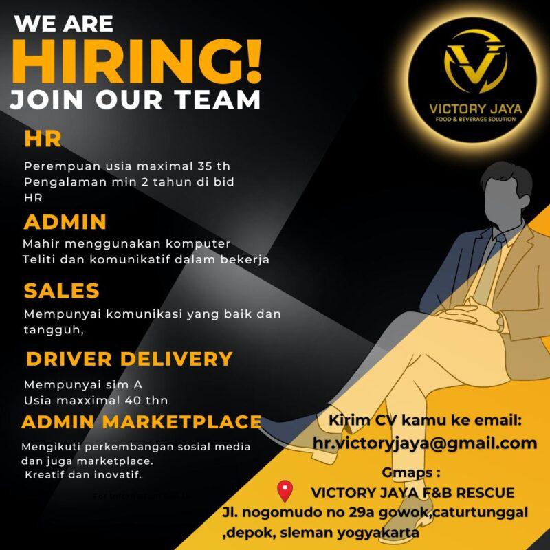 Lowongan Kerja HR - Admin - Sales - Driver Delivery - Admin Marketplace ...