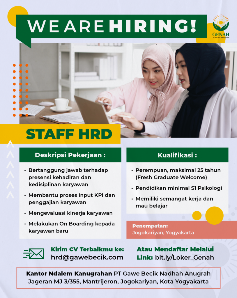 Lowongan Kerja Staff Hrd Talent Acquisition Host Live Marketing Progam Belajar Advertiser