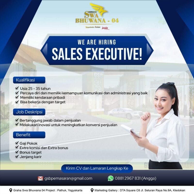 Lowongan Kerja Sales Executive Di Graha Swa Bhuwana - LokerJogja.ID