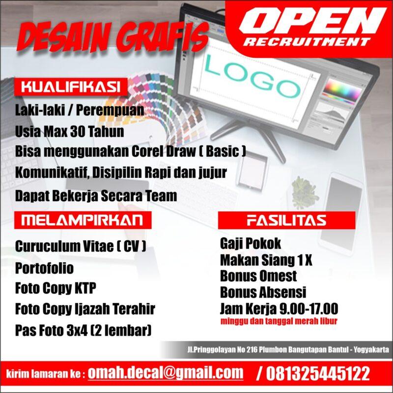 Lowongan Kerja Desain Grafis Di Omah Decal Printing Studio Lokerjogja Id