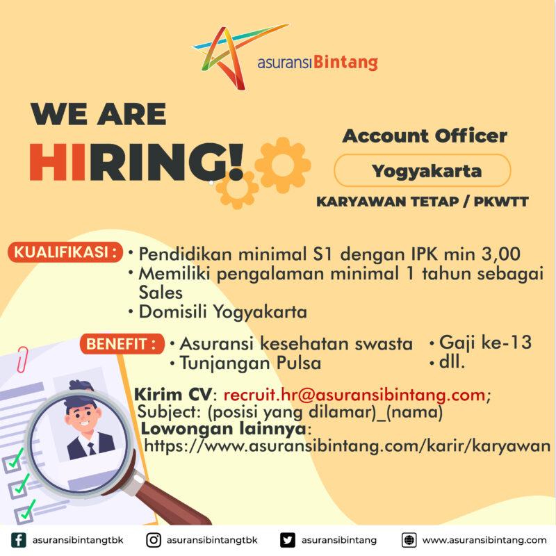 Lowongan Kerja Account Officer Di Pt Asuransi Bintang Tbk Lokerjogja Id