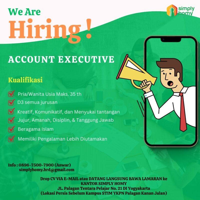 Lowongan Kerja Account Executive Di Simply Homy Guest House Lokerjogja Id