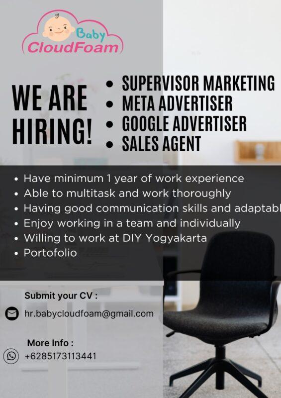 Lowongan Kerja Supervisor Marketing Meta Advertiser Google