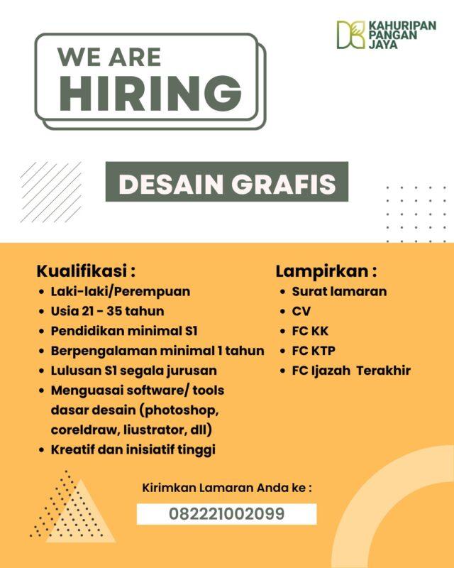 Lowongan Kerja Desain Grafis - SPV - Kasir - Crew Outlet - Op. Manager ...