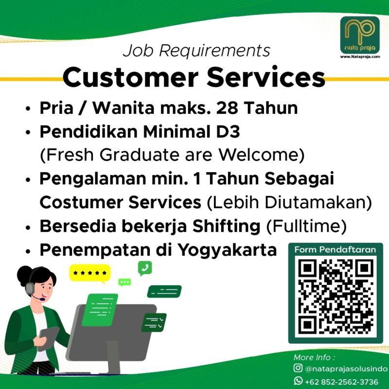 Lowongan Kerja Cs Agent Call Inbound Di Pt Nata Praja Solusindo Lokerjogja Id