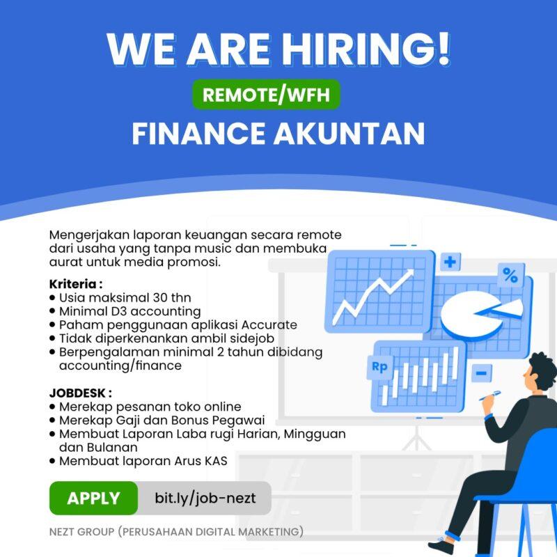 Lowongan Kerja Finance Akuntan Di Nezt Group - LokerJogja.ID