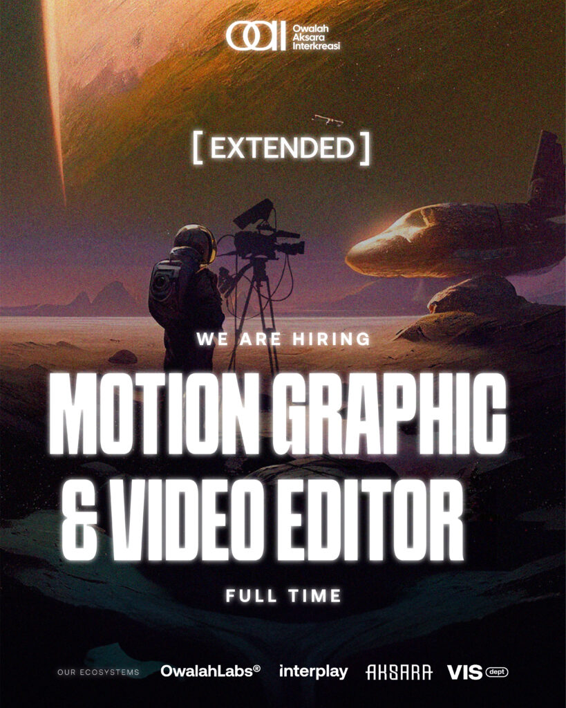 Lowongan Kerja Motion Graphic Video Editor Di Pt Owalah Aksara