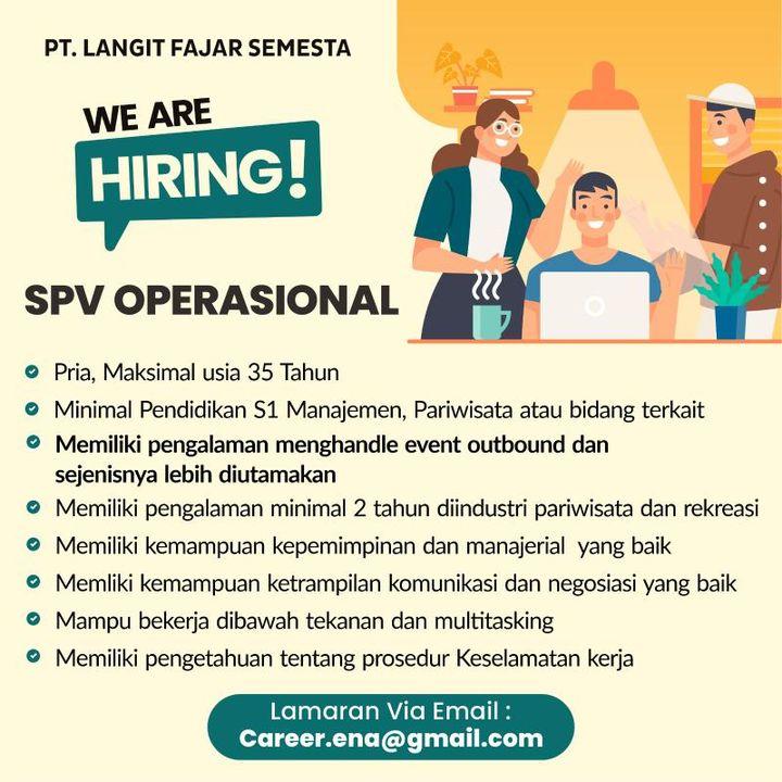 Lowongan Kerja Spv Operasional Di Pt Langit Fajar Semesta Lokerjogja Id