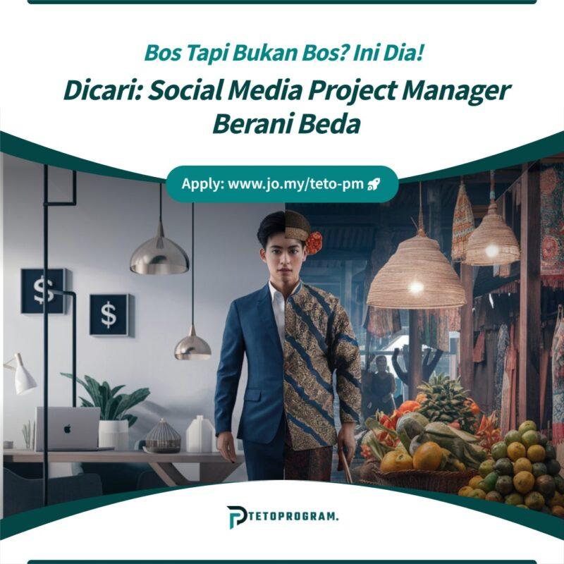 Lowongan Kerja Social Media Project Manager Wfh Di Tetoprogram