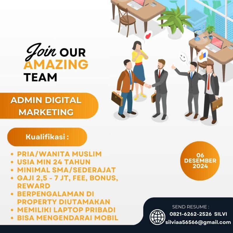 Lowongan Kerja Admin Digital Marketing Di Property Yogyakarta Lokerjogja Id